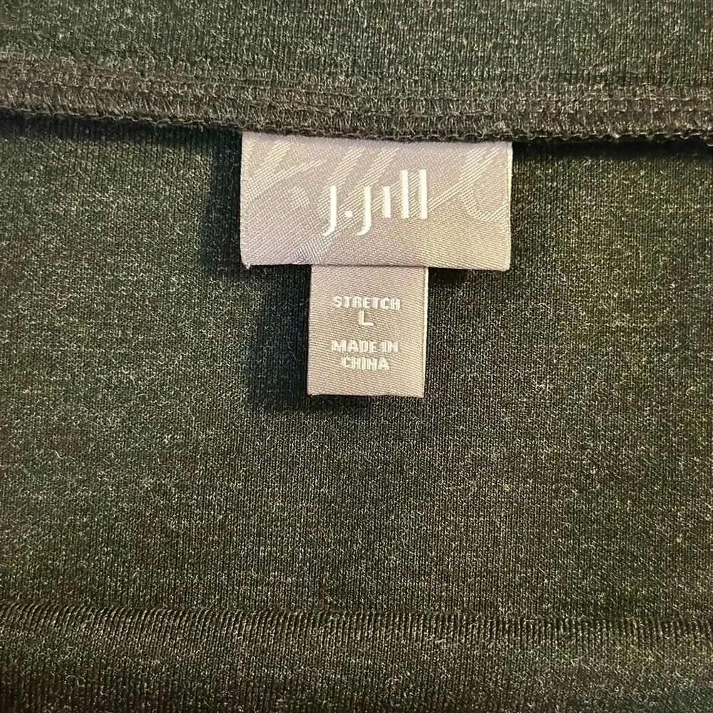 J Jill Gray Knit Pull On Knit Skirt